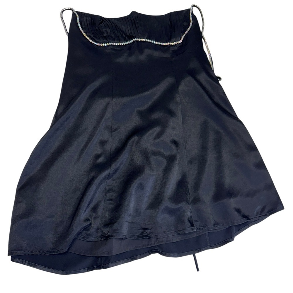 For love y lemons.Elegant Black Women's Sleepwear Dress - Picture 8 of 11